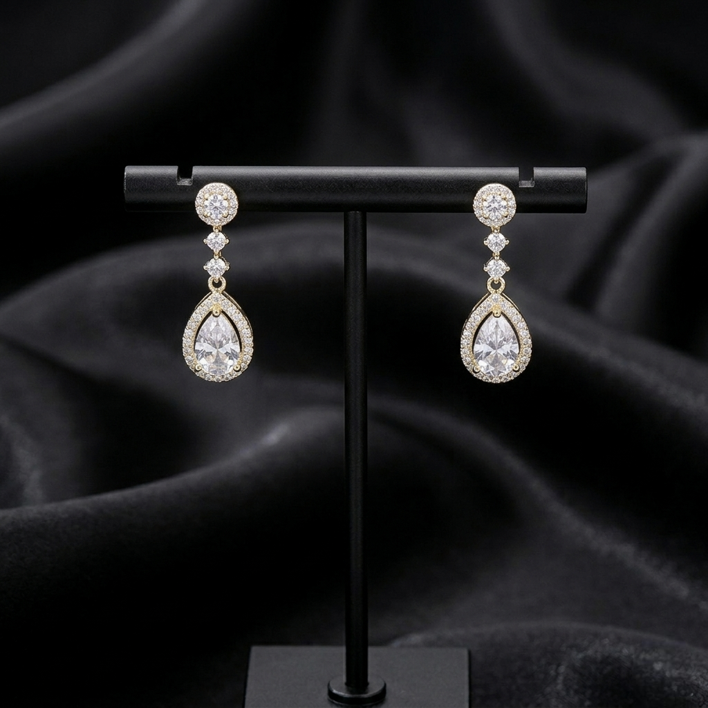 Diamond cut Earrings 