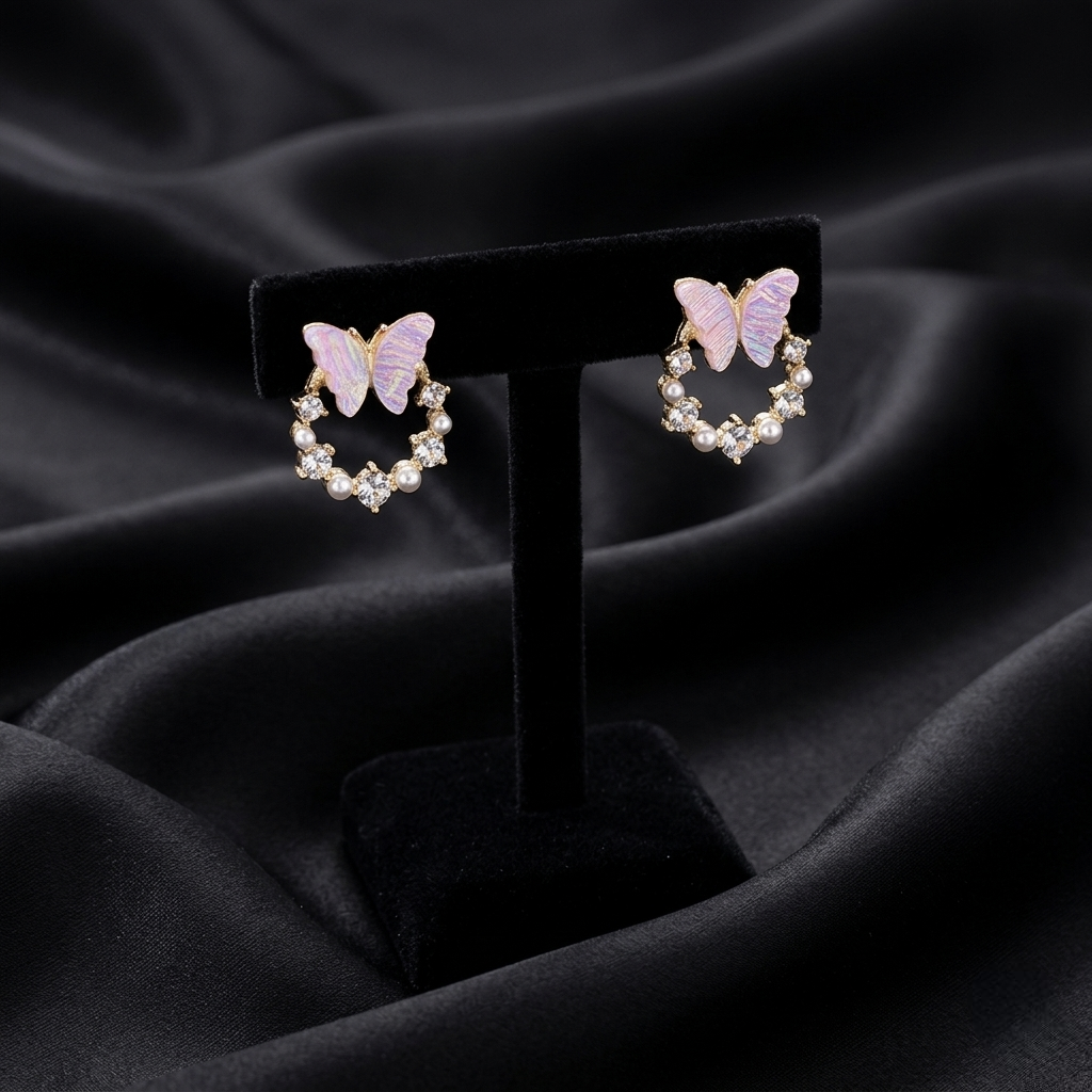 Small Butterfly Earrings 