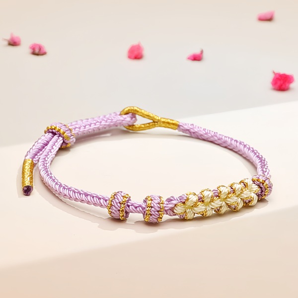 Peach Blossom Knot Bracelet 